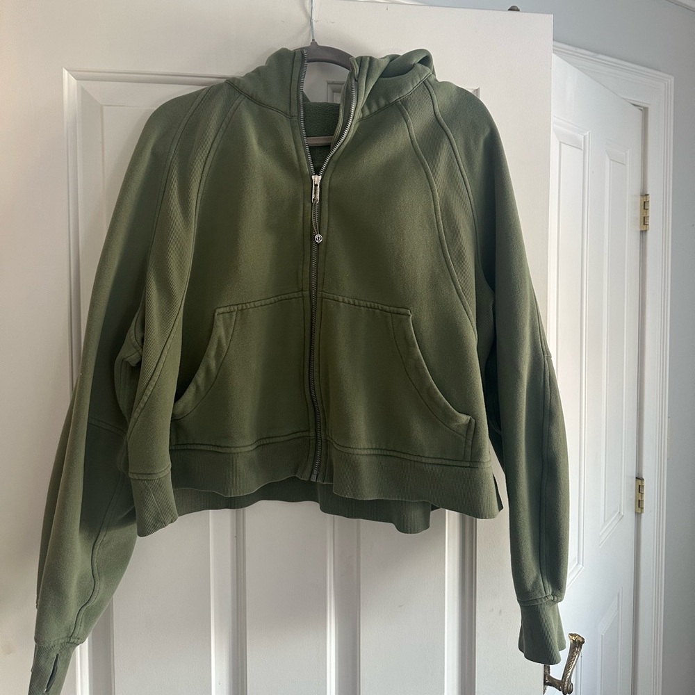 Lululemon Green Scuba Hoodie
